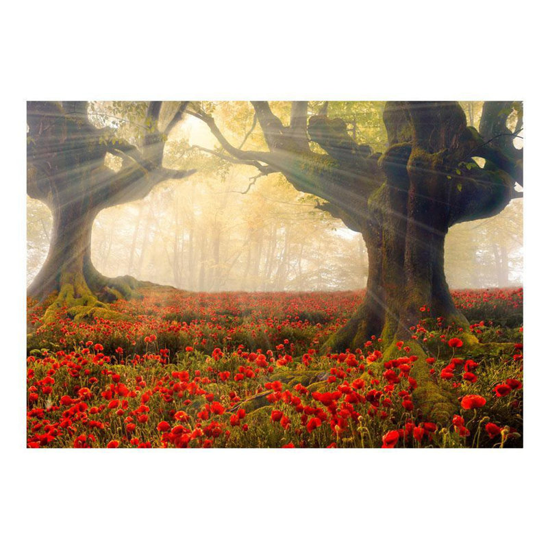 Kaleisha Floral Wall Mural, 55" L x 78" W