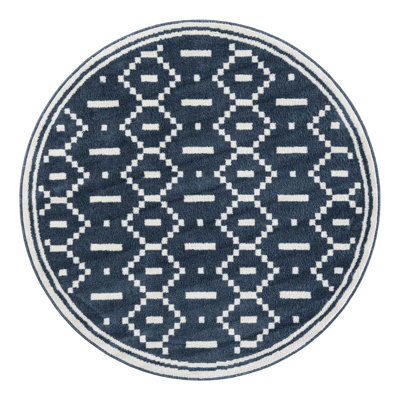 Latitude Run® Begna Nikolis Rug Blue
