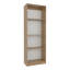 Home 4 Shelves, Modern Display Unit For Books And Decor For Living Rooms, Office Or Bedroom, Natural Oak-36453150-36453148