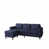 100 % polyester bleu est en rupture de stock