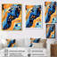 Origine ethnique des vagues de l'océan - Art abstrait mural-1133634929-1133634928