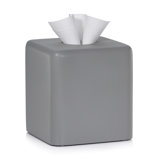 Domus Smoke Matte Tissue Box Cover
