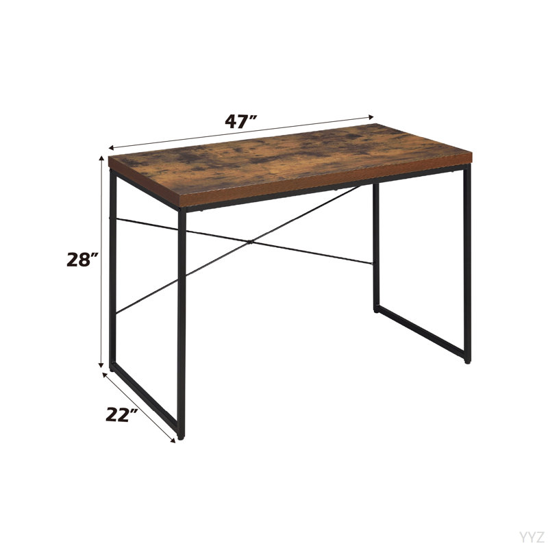 Bureau d'écriture / coiffeuse / table de jeu / petite table de salle à manger avec pattes en métal