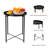 Iron Tray Top End Table-94895080