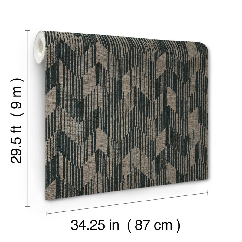 Birch Wallpaper, Black
