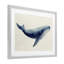 Baleine géante douce et douce encadrée sous verre, design par Lily K.-943911704-943911705