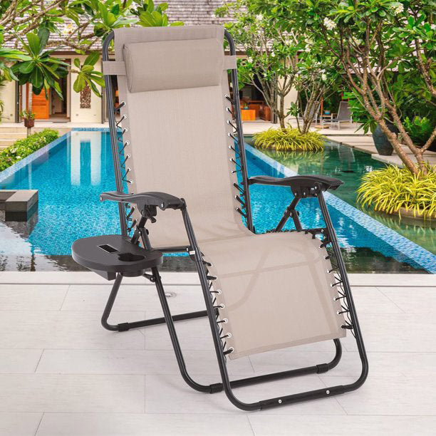Chaise de patio, Beige