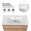 Ensemble de meuble-lavabo simple 35,9 po avec plateau en céramique Demeisha-1629222661