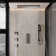 Rodeo 32"X16" Ceiling Mounted 3-Function Thermostatic Complete Shower System With Body Jets And Slide Bar