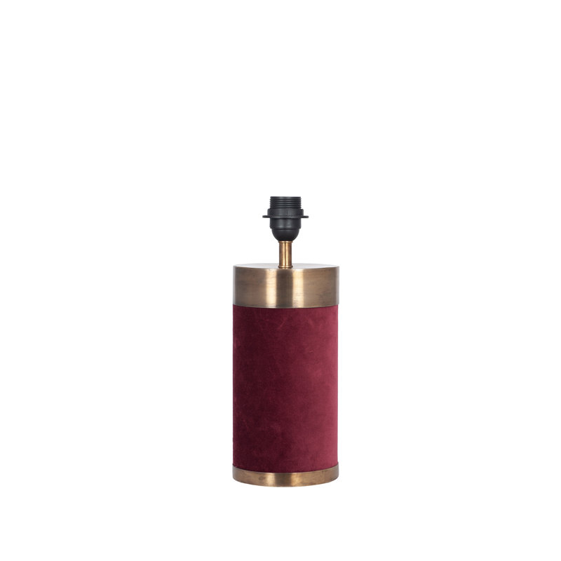 Mebane Metal Lamp Base Lamp, Red