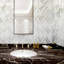 Enver Calacatta Polished And Brass Mosaic