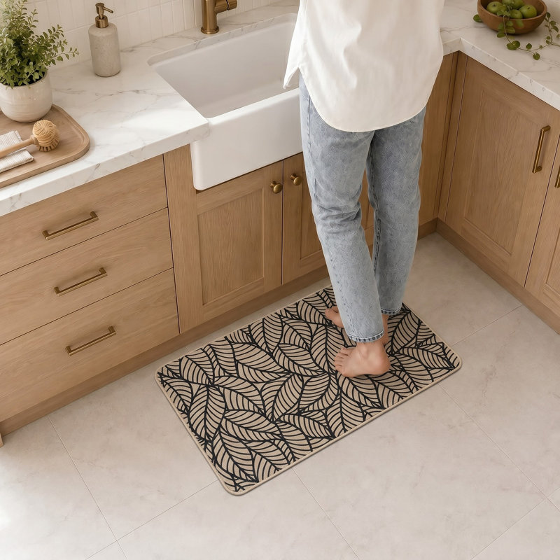 Tapis de cuisine Jungle, Beige