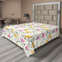 Jaune foncé, rose doux / floral