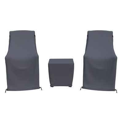 Cheney Solid Wood Outdoor Set Patio Covers For Chairs And Side Table