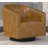 Hall Faux Leather Swivel Barrel Chair-1194730755