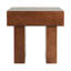 Table d'appoint cannelée en bois avec tiroir de rangement et table de bout moderne Mid Century