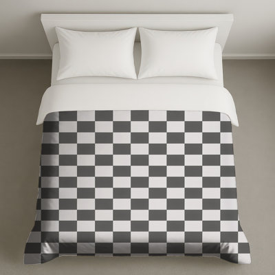Black White Checkered Duvet Covers