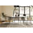Serena Extendable Metal Base Dining Table