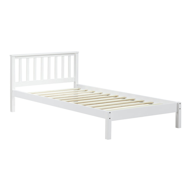 Twin Bed, White
