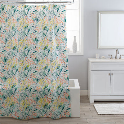 Nuangola Floral Shower Curtain