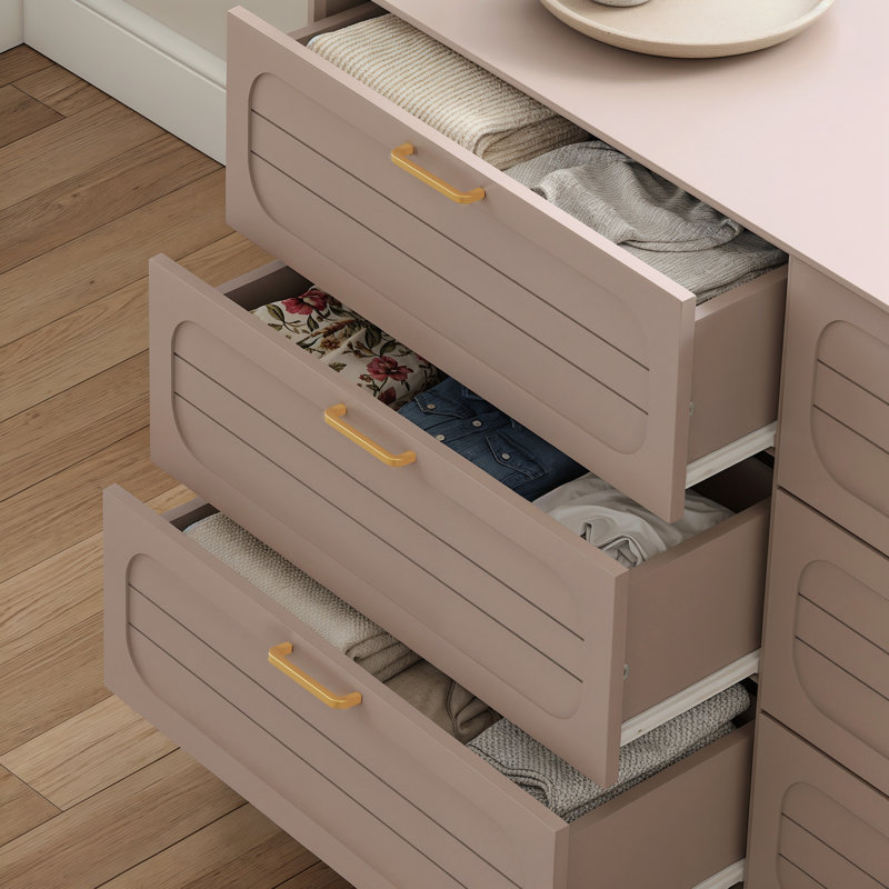 Harrington Curtis 6 Drawer Chest, Warm Nude