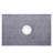 Shower Curb Kit, 48"x72" Watertight Shower Curb Overlay with 4" ABS Central