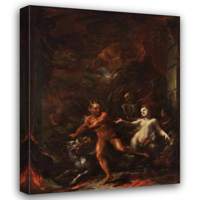 "Gates of Hell" by  Giacomo Del Po - Gallery Wrap Canvas Wall Art