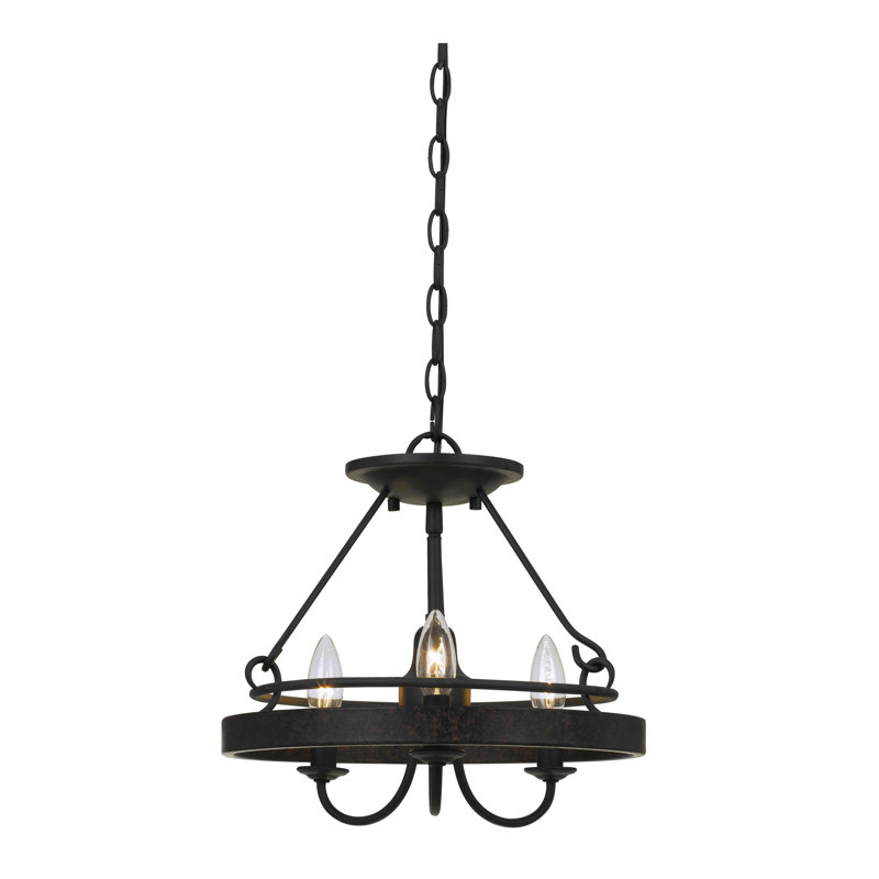Lustre 4 lumières façon bougie Malena