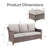 Tya Outdoor Wicker Rattan Patio Sofa With Cushions And Ottomans-767224934