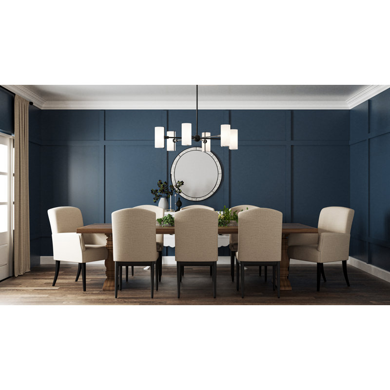 Curran 6-Light Chandelier, Matte Black