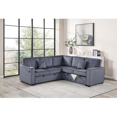 Wetzel 3-Piece Convertible Sectional