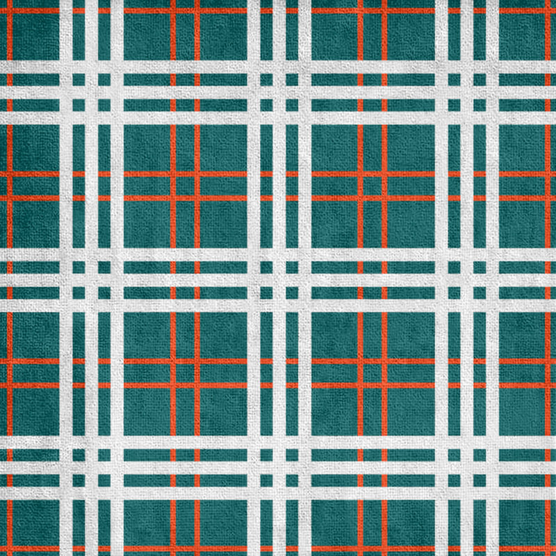 Bath Towel, Polyester/Cotton Blend, Orange/White/Aqua
