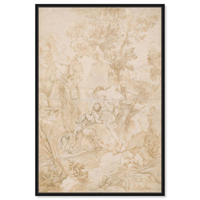 «Echo and Narcissus», art vintage sur toile par Art Remedy