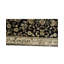 Hand-Knotted High-Quality Cream and Black Runner-1180001385