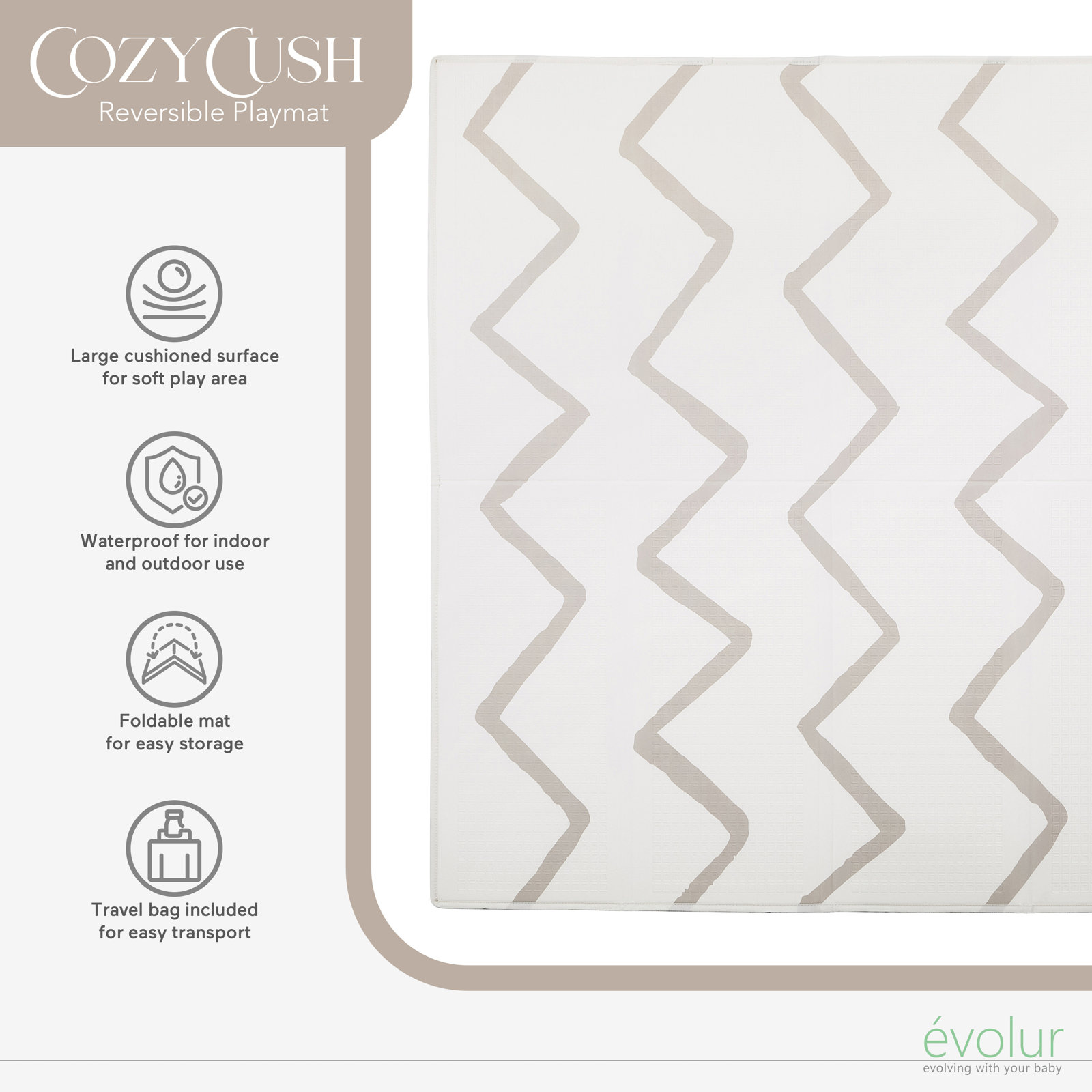 Evolur Reversible Foam Playmat