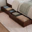 Lit plateforme en bois massif avec pieds de lit et tiroirs de rangement Lamari-1564007358-1564004854