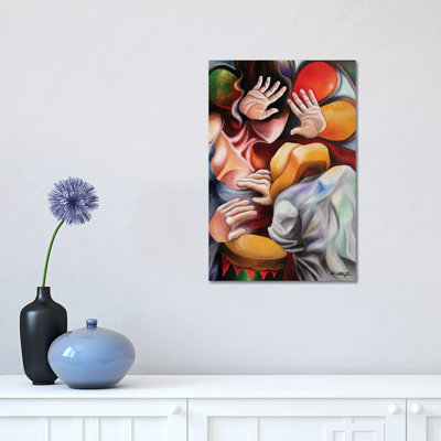 Rumba par Dixie Miguez - peinture sur toile tendue