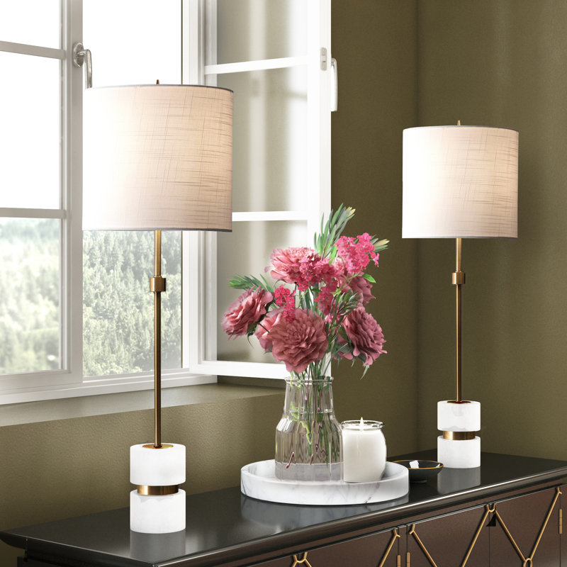 Saxby Marble Table Lamp
