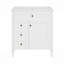 Meuble-lavabo 30 po avec lavabo supérieur, meuble-lavabo moderne avec 2 tiroirs et un tiroir basculant, meuble-lavabo simple-115688295