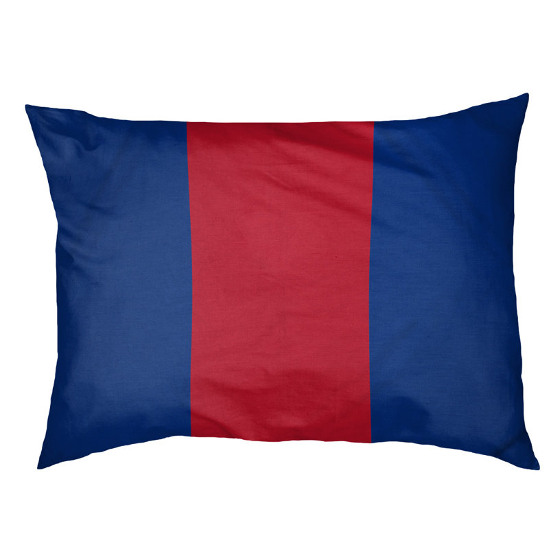 Coussin intérieur New England, Grand (l 50 po x P 40 po x H 7 po), Bleu / Rouge