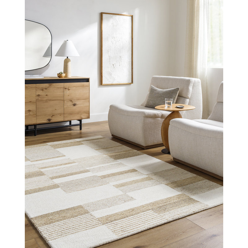 Tapis Kardelen BOT-2314 fabriqué à la main, Rectangle 2 pi x 3 pi