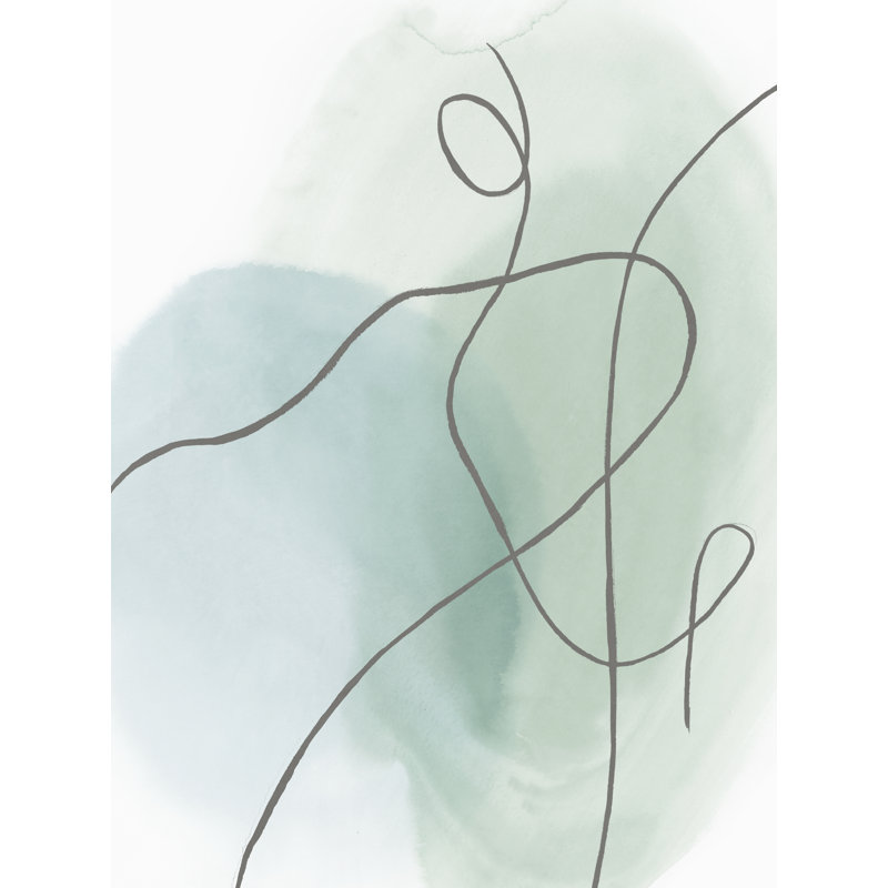 «Follow Green I», reproduction sur toile tendue, H 40 po x l 30 po