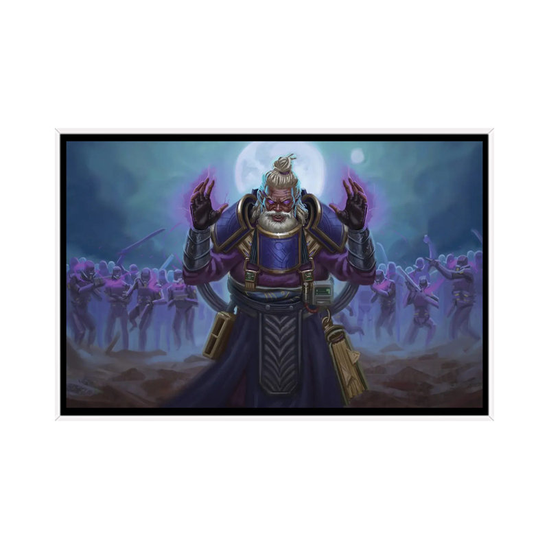 Paizo demi-page - reproduction d'art murale - toile encadrée, H 18 po x l 26 po, Blanc