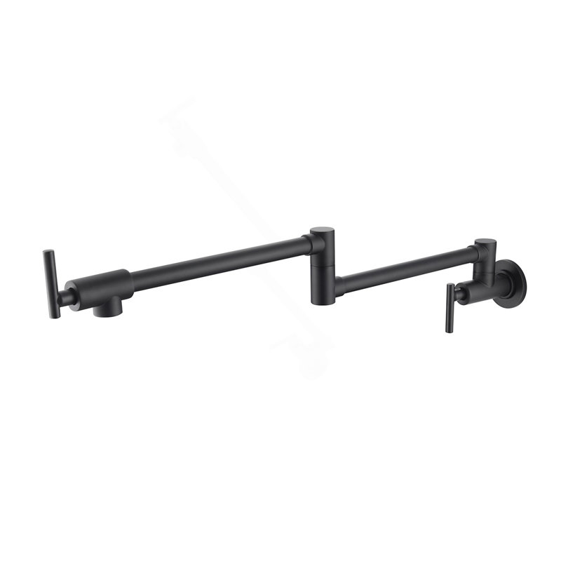 Pot Filler Faucet Wall Mount, Matte Black
