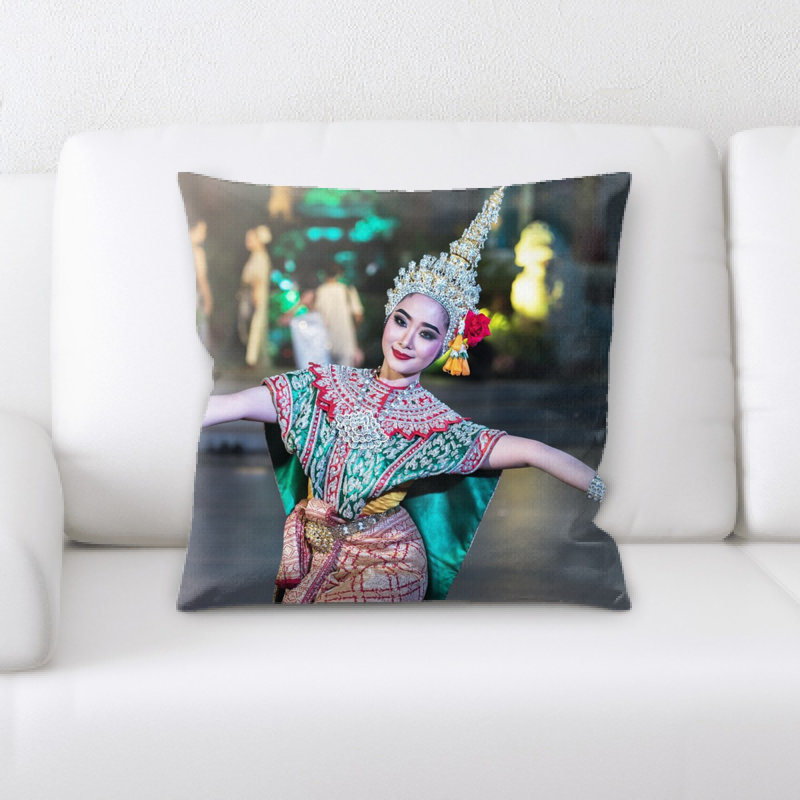 Microsuede Throw Pillow