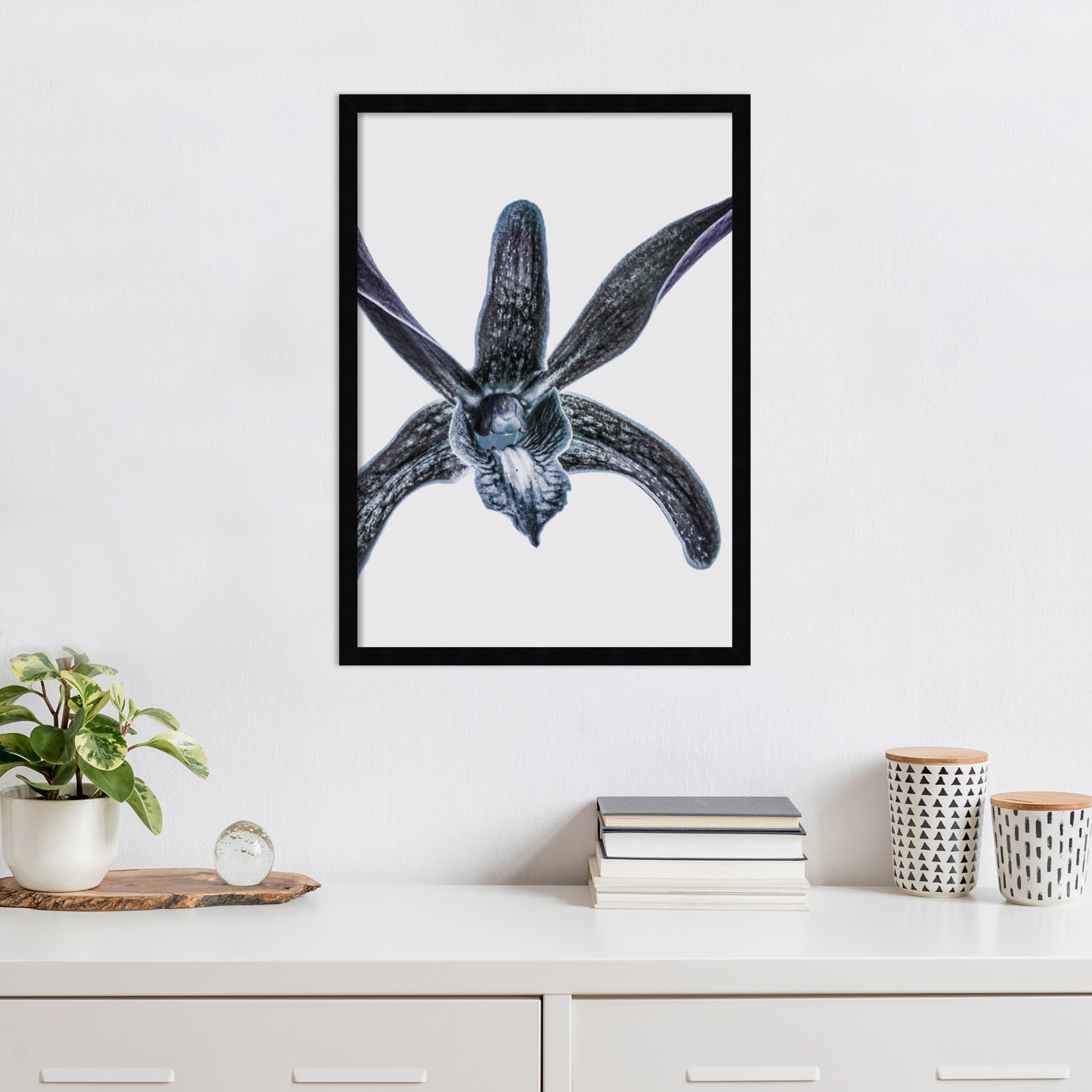 Parkerfield "Orchid" Print by Shot by Clint, Black, 25" H x 18" W