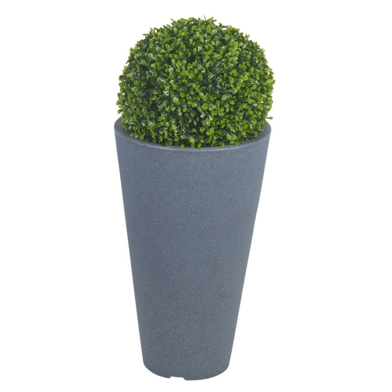 Elieace Pot Planter, Light Grey, 35.5cm H x 24cm W x 24cm D, 2