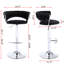 2 tabourets de bar, base en métal avec, pivotant, siège en velours, hauteur réglable, simple pour n'importe où - tabourets réglables noirs de 2, base, élégance pour tous les endroits-1362244929