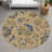 Machine Washable Indoor/Outdoor Chantille ACN2616 Floral Rug-1767427035-1767427016