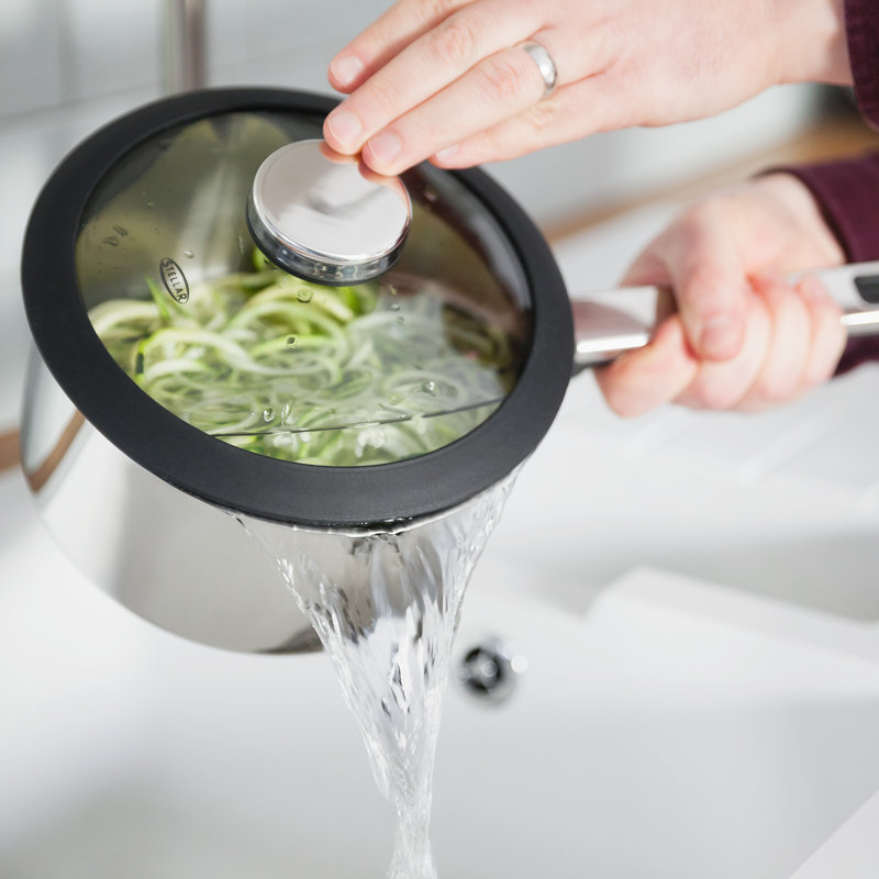 Stay Cool Stainless Steel Saucepan, 1.1L